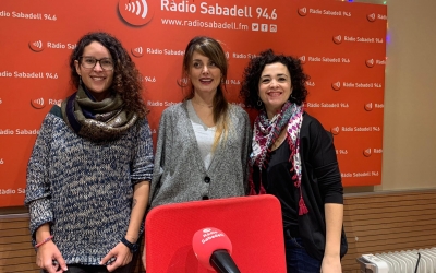 Silvia Mestres, Anna Rodríguez i Mireia Rico, membres de la comissió/ Mireia Sans